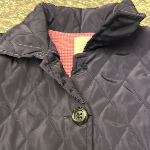Eyelet & Ivy Navy Quilted Jacket size 5 - Picture 3 of 4
